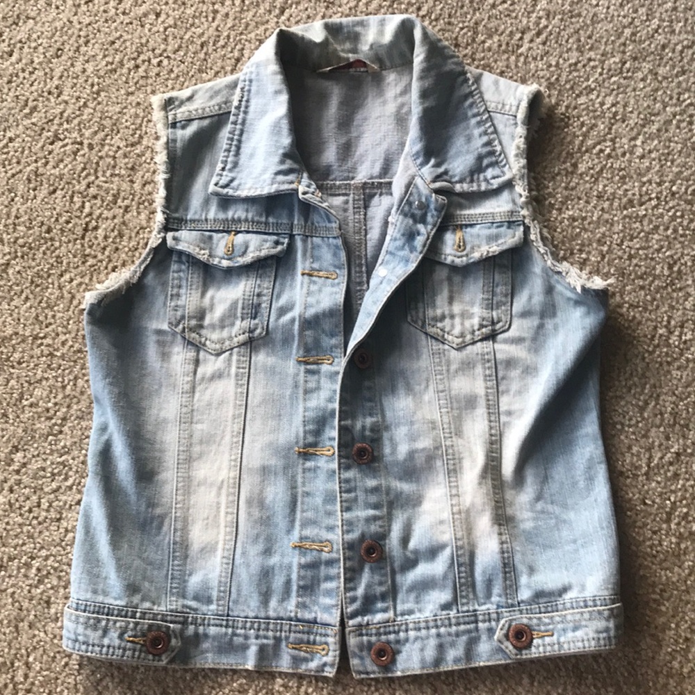 Cut off Jean Jacket